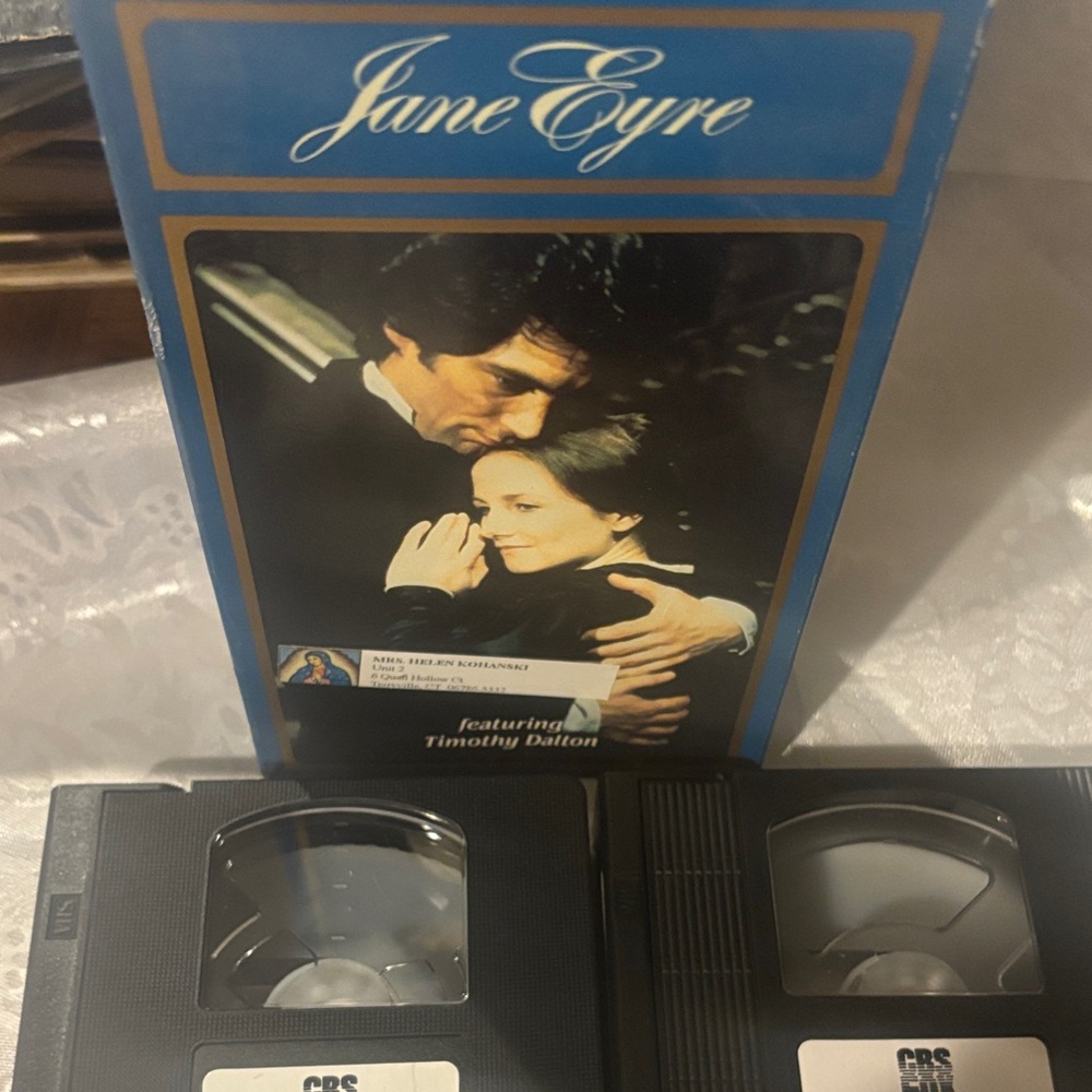 Jane Eyre VHS Set - 1983 BBC miniseries Jane Eyre, featuring Timothy Dalton